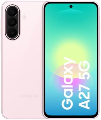 Samsung Galaxy A27 5G, 128GB, RAM 6GB, Light Pink [Versione Italiana]