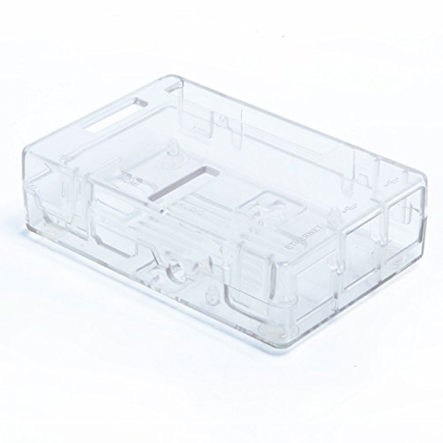 Aukru   Transparente Caja Para Raspberry Pi 3 Model B y Pi 2 Model B  B   B Plus  con 3x disipador de calor