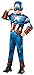 Produktbild Captain America Avengers Deluxe Kostüm für Kinder - Gr. XL (9-10 Jahre)