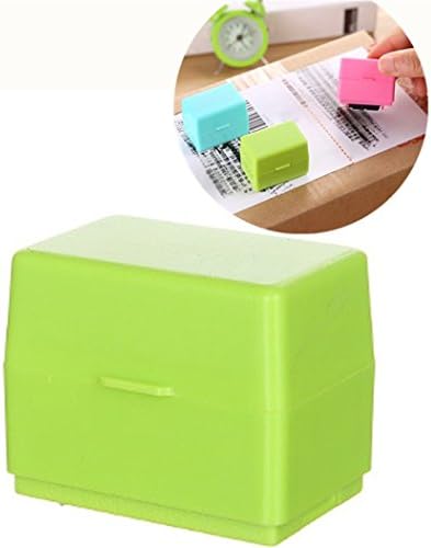 Confidential Roller Stamp , Messy Code for Privacy Protection Mini Derma Roller Stamp , Guard Your ID - POLYHYMNIA