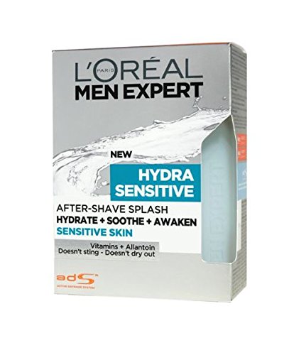 L’Oreal Paris - Men Expert Hydra Sensitive After-Shave Splash for Sensitive skin - 100ml or 3.4oz