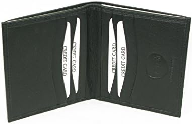 Veroli Men's Genuine Leather Wallet Black - Gift Boxed Slim and Soft Wallets for Men - Compact