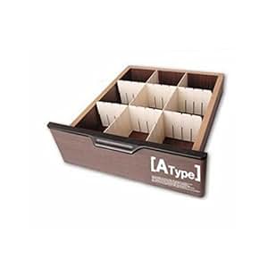 Verstellbare Schubladeneinsatz Aufbewahrungsbox, 43 cm, 5 cm lang, 9 cm