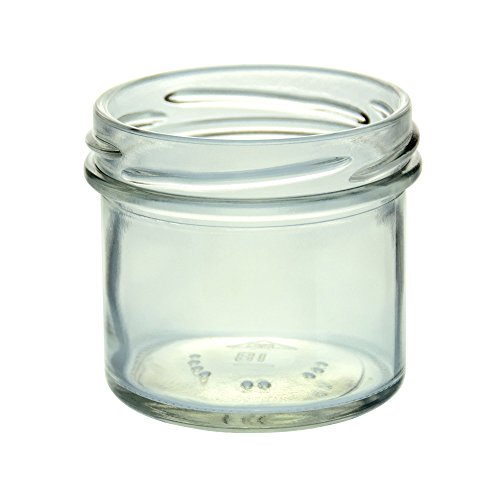 100er Set Sturzglas 125 ml Marmeladenglas Einmachglas Einweckglas To 66 weißer Deckel incl. Diamant-Zucker Gelierzauber Rezeptheft - 2