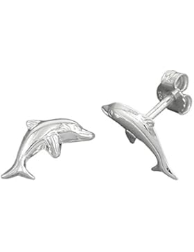 Ohrstecker Delfin für Mädchen 925 Silber