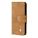 Produktbild TORRO Lederhülle kompatibel mit iPhone 6S und iPhone 6. Schutzhülle/Brieftaschen-Hülle handgefertigt aus echtem hochwertigem Leder mit Bargeld/Kartenfächer – Hellbraun