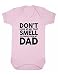 Don't Look At Me That Smell Is Coming From My Dad Baby Boy Girl Unisex Short Sleeve Bodysuit (Baby Pink, 3-6m)