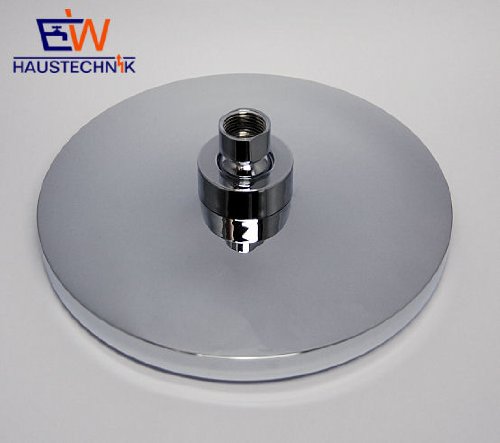 Komfort Tellerbrause Regenbrause Kopfbrause Ø 200 mm -verchomt mit Antikalkdüsen - 4