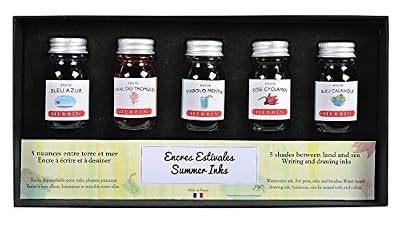 Herbin, 18502T Coffret 5 encres 10ml estivales