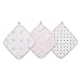 Produktbild aden + anais G3650B doll 3-packaden washcloths, rosa
