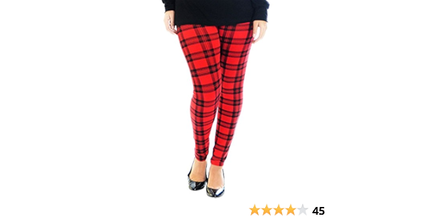 plaid leggings amazon