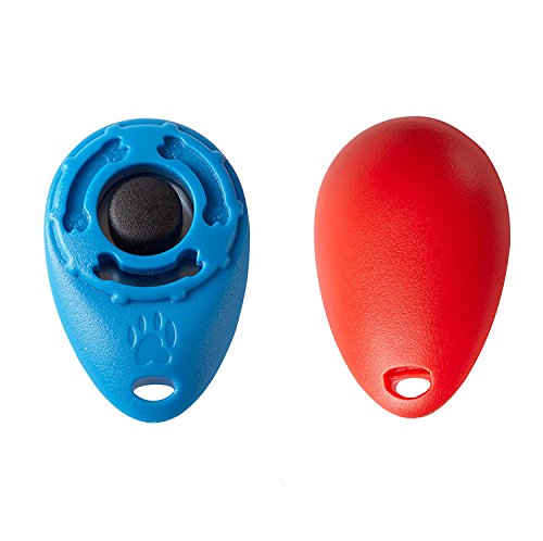 Joyoldelf-4pcs-Pet-Trainer-Clicker-Dog-Training-Aid-and-Lead-Tool-with-Wrist-Strap-for-Recall-and-Obedience-Training