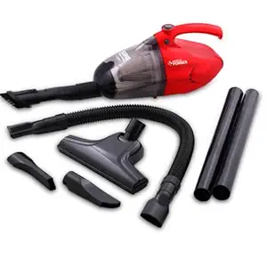 Eureka Forbes Sure from Forbes Compact Vacuum Cleaner with 700 Watts Powerful Suction & Blower, Washable HEPA Filter, Comes with Multiple Accessories (Red & Black)