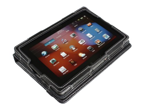 Cover-Up Version Stand Case Hülle Tasche Etui für BlackBerry PlayBook Tablet PC Mit Standfunktion in Schwarz - 4