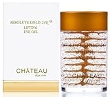 ABSOLUTE GOLD 24K LIFTING EYE GEL - 24 Karat Gold, Silk Peptides and Hyaluronic Acid. 1 Fl.oz-30 ml. (Fragrance Free, Cruelty Free, Paraben Free, Petroleum Free.)
