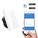 Produktbild BIUBIUboom Smart WiFi Lichtschalter, Touch Wandschalter Panel, Smart Licht Timer Schalter 110-240 V, Keine Hub Erforderlich, Kompatibel mit Amazon Alexa Echo (Weiß 2-Gang)