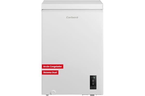 Corberó CCHM1006M Fryslåda | 85 x 55 x 52 cm | kapacitet 99 l | dubbelt system – superfrys – kontroll med display – 1 korg