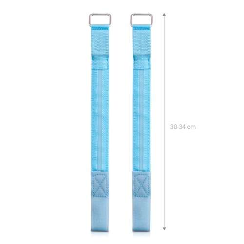 kwmobile 2x LED Leucht Armband / XL Sicherheitsband / für Joggen Sport Fahrrad / Leuchtband in blau / Hundehalsband Blinklicht / verschiedene Farben erhältlich - 3