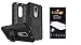 Firetalk Mobile Accessory Combo For Motorola Moto M (BLACK)(1 Shockproof cover with 1 flexible series tempered) RS.399.00