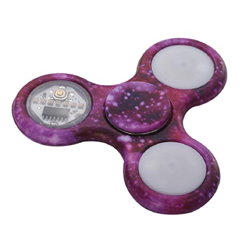 Hand Spinner 32 Muster LED Fidget Hand Spinner Torqbar Finger Gyro Spielzeug EDC Focus Gyro Spielzeug Geschenk für Kinder / Erwachsene (G)