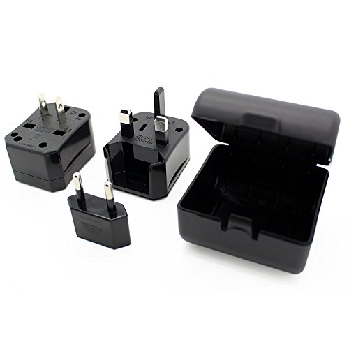 VPOWER HDMI auf VGA Kabel Adapter 1080P HDTV Aktiv Audio Übertragung Konverterkabel unterstützt für PC Laptop , Chromebook, Raspberry Pi, Macbook, Apple TV Schwarz (Universal Reiseadapter)