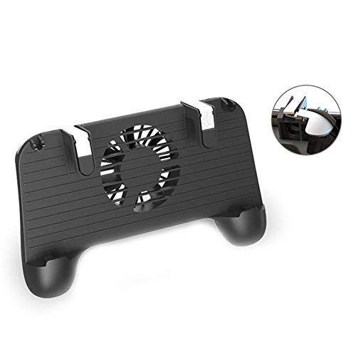 Preisvergleich Produktbild Tomobile Game Controller für iOS Android Smartphone Game Controller Mobile Joystick Gamepad Ergonomisches Design Griff Halterung Einheitsgröße Schwarz