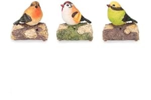 PROGARDEN FIGURA PAJARO CON SENSOR DE MOVIMIENTO Y SONIDO (MODELOS SURTIDOS) 12,5 CM