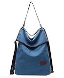 Travistar Damen Rucksack Canvas Schultertasche Handtasche...