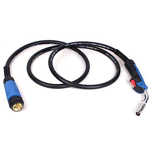 SPEED Schutzgas Schlauchpaket MAG/MIG Welding Torch Schweißbrenner MB15 5m - 2