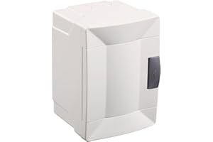 MAKEL Cuadro eléctrico o Caja de Empotrar con tapa y carril DIN blanca para Automáticos 2 Módulos Cuadro de Superficie Electrico para Instalaciones Electricas Cuadro Electrico Empotrar