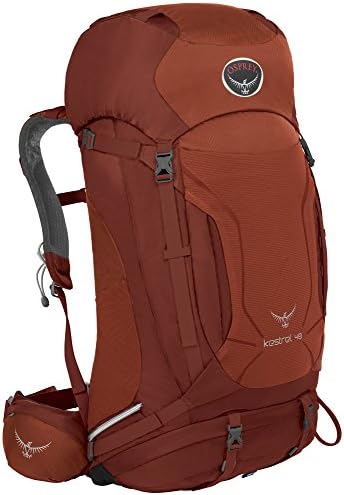 Osprey Packs Kestrel 48 Backpack, Dragon Red, Small/Medium