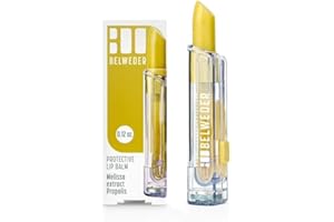 ‎BELWEDER BELWEDER - Propolis Lippenbalsam Melissenextrakt - Propolis Lippenpflege mit Schutz - Feuchtigkeit und Regeneration der Lippen - Transparenter Lippenpflegestift Männer und Frauen (1 Stück 3,5g)