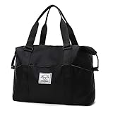 【MULTIFUNKTIONAL】Es kann als Sportstasche, Handgepäck tasche, Reisetasche, Schultasche, leichtes Gepäck, Rucksack für Ausflug, es kann auch als Wäschereislagerung oder zusätzliches Gepäckstück im Notfall verwendet werden. Wenn Sie eine faltbare Reisetasche benutzen, werden Sie sich in nächster Zeit nicht in einer peinlichen Reisesituation befinden.