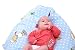 ByBoom® - Molton cloths - flannel nappies - sickly cloths - colourful, fluffy, soft - 70x80 cm - pack of 5, 100% cotton; MADE IN EU, Color:Blue - Owls