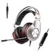 Produktbild XHN Gaming-Headset PS4, Xbox One-Headset, 7.1-Surround-Stereo mit USB-Anschluss für Xbox One-, PS4-, PC-, MAC- und Nintendo-Switch-Spiele-Black red Mobile Version