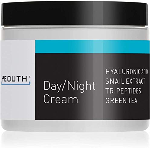 Crème hydratante de jour pour le visage avec extrait d'escargot YEOUTH, acide hyaluronique - 4 oz.
