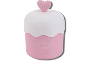 Brrnoo Gesichtsreinigungsschaumbereiter, Bubble Maker für Zuhause und Reisen, Tragbarer Schaumdispenser, Hautpflege Reinigungsgerät mit Dichten Blasen, Ideal für Everyday Skincare (PINK)