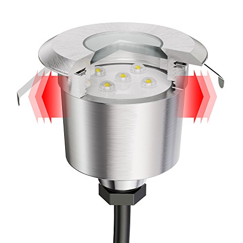parlat LED Bodeneinbauleuchte AGENA für außen, warm-weiß, 7lm, IP65, 230V, 60mm Ø - 2