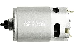 Agwuoetr Moteur 14.4 V/13 Dents Remplacer le Moteur pour GSR14.4-2-LI PSR 14,4 Li-2 PSR14.4LI-2 PSR1440LI-2 14, Moteur de Forage