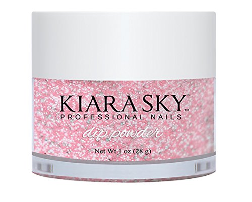 KIARA SKY ACRYLIC DIP POWDER - PINKING OF SPARKLE D496 28G/1OZ
