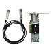 Produktbild Bewinner Netzwerkkarte 10 GB MELLANOX CONNECTX-2 PCIE X8 PCI-Express 10 Gbit/s Datenübertragungsrate SFP-Netzwerkkarte + Kabel Einzelner SFP + Ethernet-Port