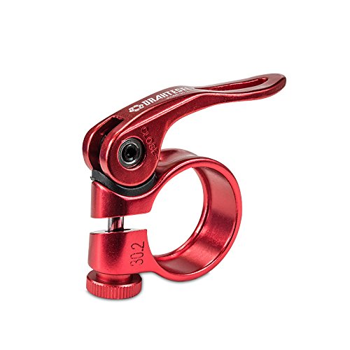 Drahtesel Fahrrad Schnellspanner, Sattelstütze, Sattel-klemme, Sattel-schelle, Klemmring, Sattelstützenklemme, Schnellverschluss in 28,6mm, 30,2mm, 31,8mm, 34,9mm - 2
