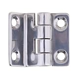 Tener una superficie pulida. IPOTCH 1 Unid de Bisagra Hardware Acero Inoxidable para Ventana Puerta de Marino Hogar