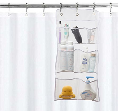 H?ngenetztasche, Fasst 340oz/1000ml Shampoo, Duschablage mit T¨¹raufh?nger - 6