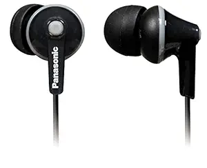 Panasonic RP-TCM125 Wired In Ear Headset with Mic (Black)