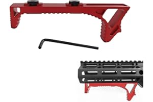 ProWildGear Aluminum Link Curved Angled Hand Stop for M-lok Compatible Handguard System