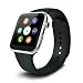 JIKRA Certified Bluetooth Smart Watch GT08 Compatible With All Smartphones and Mobile Devices Wrist Watch Phone with Camera & SIM Card Support Hot Fashion New Arrival Best Selling Premium Quality Lowest Price with Apps like Facebook , Whatsapp , QQ , WeChat, Twitter , Time Schedule , Sports, Health , Pedometer, Sedentary Remind & Sleep Monitoring , Better Display , Loud Speaker , Microphone , Touch Screen , Multi-Language , Compatible with Android iOS Mobile Tablet PC iPhone-SILVER RS.1699.00