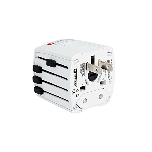 SKROSS Reiseadapter MUV Micro Steckdoseneingang für: Euro, USA/Japan, Australien/China, UK - 10