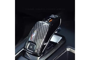 KUST for 3008 GT 5008 2017-2020 ABS Interior Gear Shift Knob Decoration Cover Trim 1PCS (Carbon Fiber)
