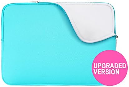 RAINYEAR 15 Inch Laptop Sleeve 15" Protective Soft Case Padded Cover Carrying Computer Bag Compatible with New 15.4 MacBook Pro Specially for Model A1938 A1707 A1990(Blue,Upgraded Version)